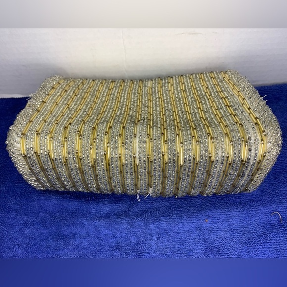 Vintage Beaded Mister Ernest Beaded Handbag w/ Beaded Strap Made in Hong Kong - Picture 4 of 9